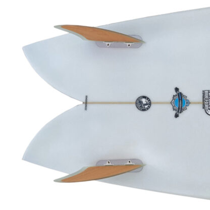 retro fish surfboard tail