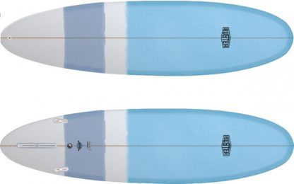 Buster Surfboards Magic Glider mid lenght shape bottom top
