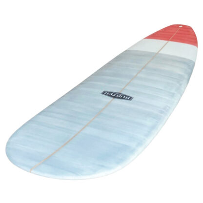 MiniMal Surfboard 7'6 rot grau perspektive