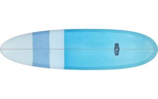 mid-length-surfboard tinted resin top