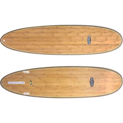 mid length surfboard holz bamboo gruppe