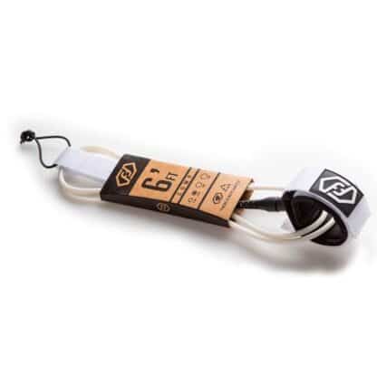 surfboard leash 6 fuss weiss