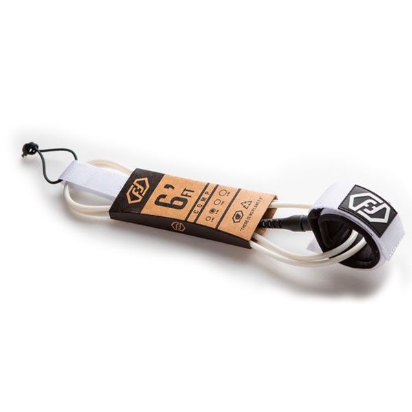 Feather Fins 6ft Leash White