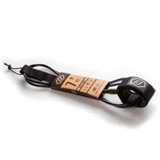surfboard leash 7 fuss schwarz