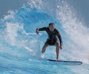 Mid lenght surfboard alaia bay wavegarden