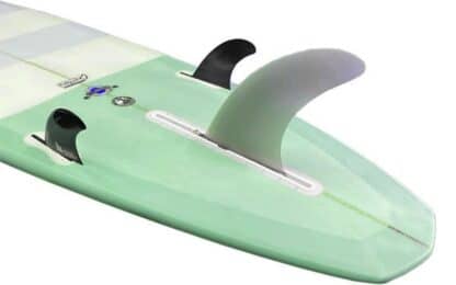 minimalibu surfboard mit finnen