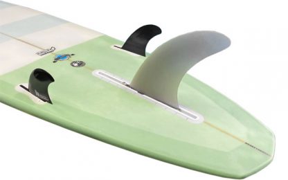 mini malibu surfboard mit finnen