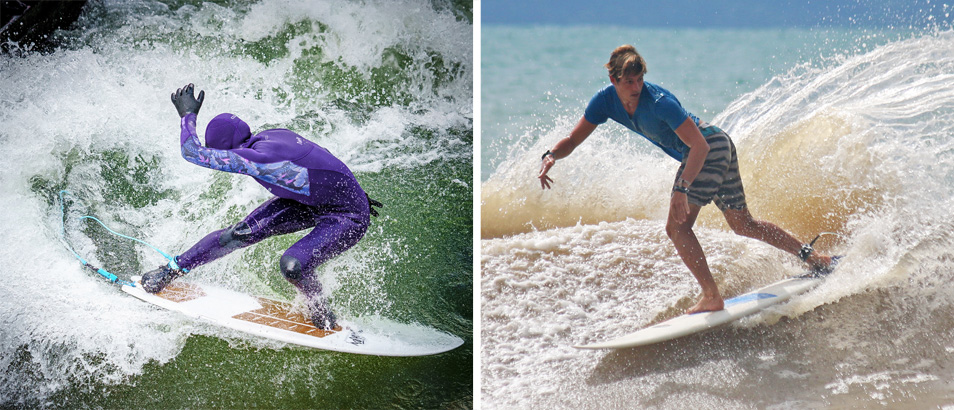 riversurfen vs surfen