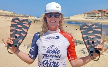 Surf Cap mit Kinnriemen