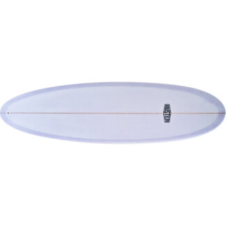 Egg Surfboard tinted resin lila top