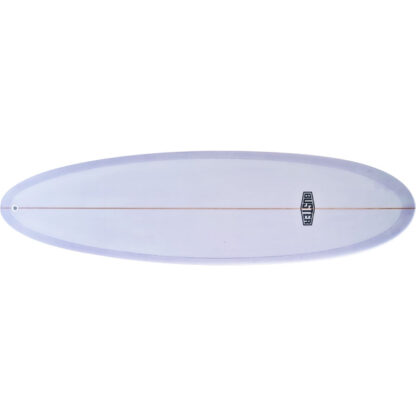 Egg Surfboard tinted resin lila top