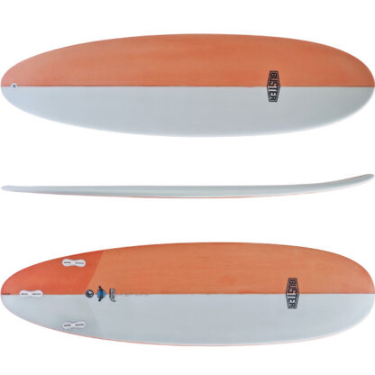 Surfboard Buster 6'6 Egg tinted Orange – Bild 2