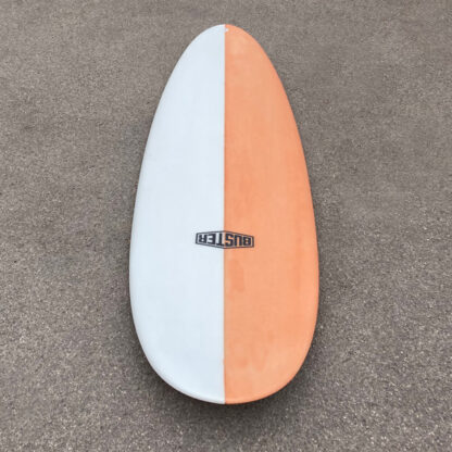 Egg Surfboard tinted resin orange p2