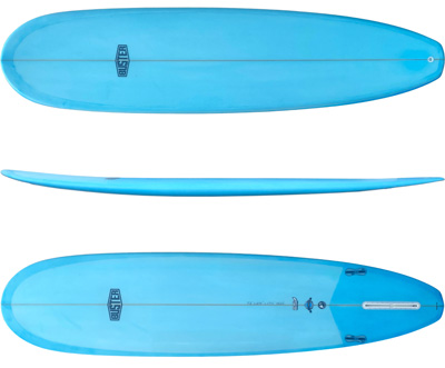 Mini Malibu Surfboard tinted resin