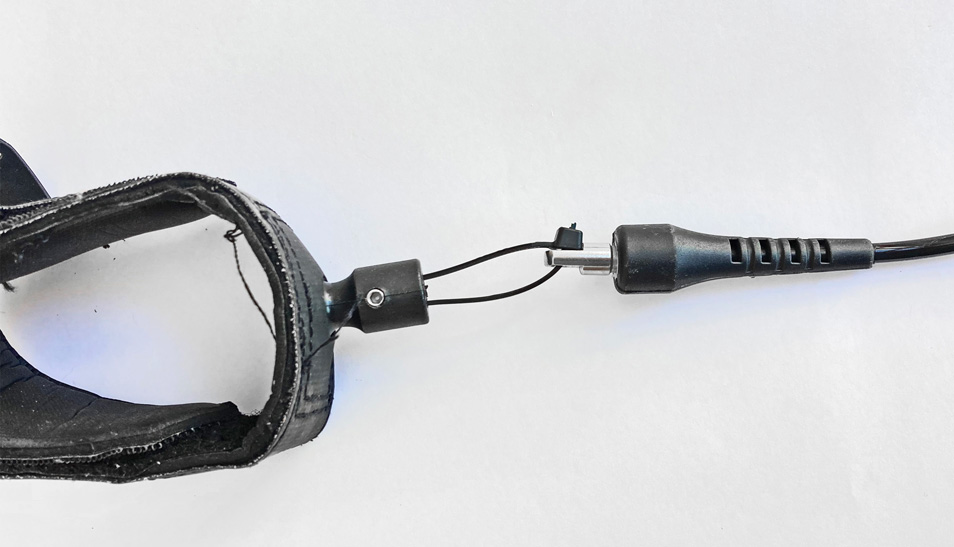 selbstauslösende surfboard leash