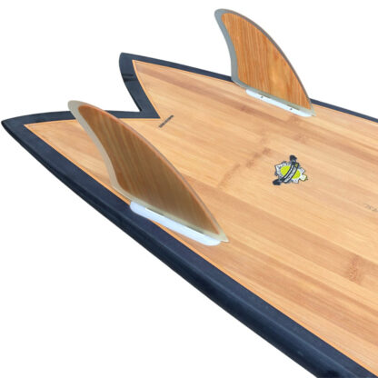 retro fish holz woody tail keel fins