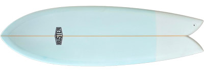 Retro Fish Surfboard Tinted Resin